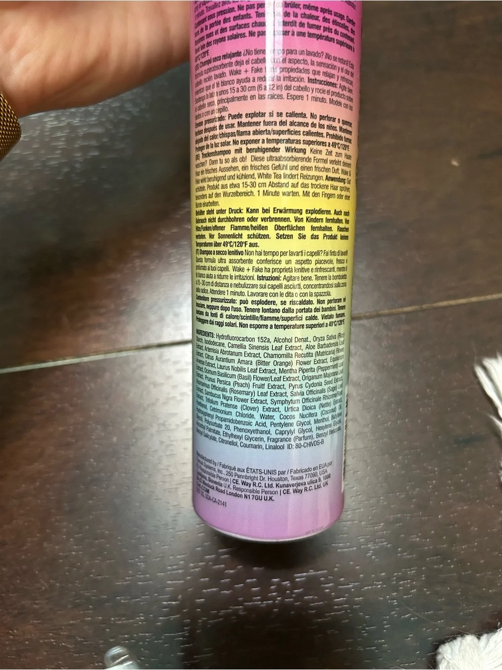 CHI Vibes Wake + Fake Dry Shampoo - Pink Gradient